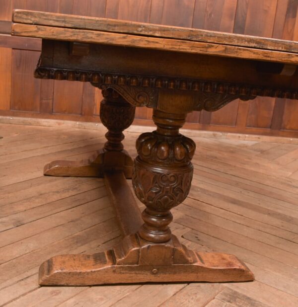Edwardian Oak Pull Out Table SAI2679 - Image 2