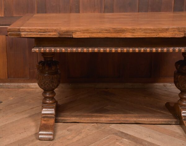Edwardian Oak Pull Out Table SAI2679 - Image 8