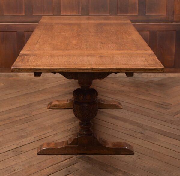 Edwardian Oak Pull Out Table SAI2679 Antique Tables 11