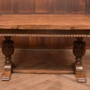 Edwardian Oak Pull Out Table SAI2679 Antique Tables