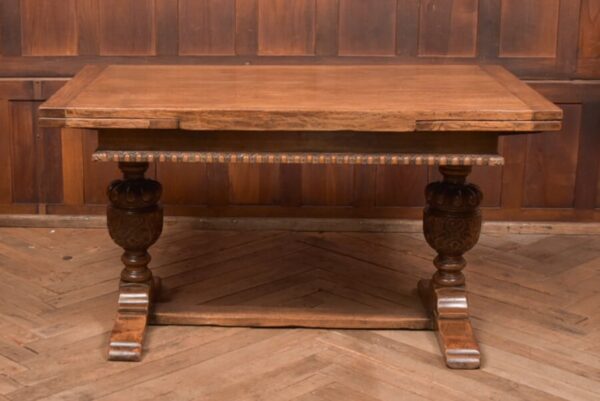 Edwardian Oak Pull Out Table SAI2679 Antique Tables 15