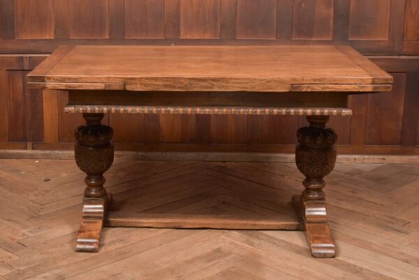 Edwardian Oak Pull Out Table SAI2679 Antique Tables 3