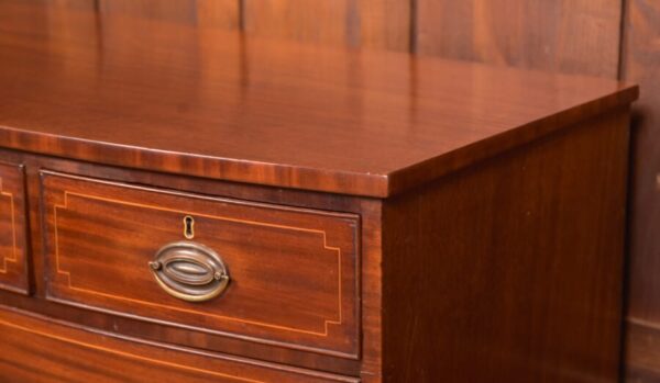 Georgian Bow Front Chest Of Drawers SAI2680 - Image 7