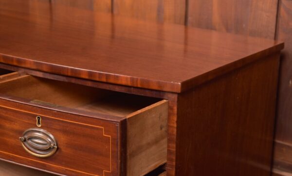 Georgian Bow Front Chest Of Drawers SAI2680 - Image 3