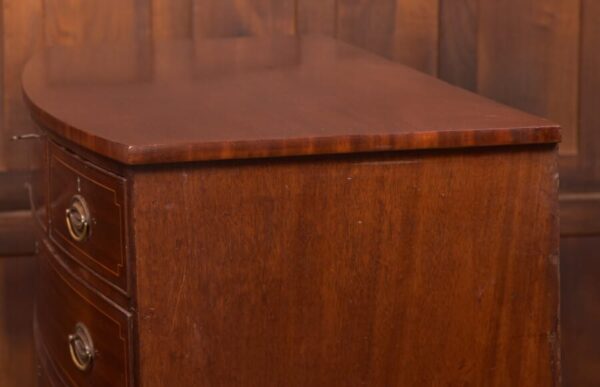 Georgian Bow Front Chest Of Drawers SAI2680 - Image 11