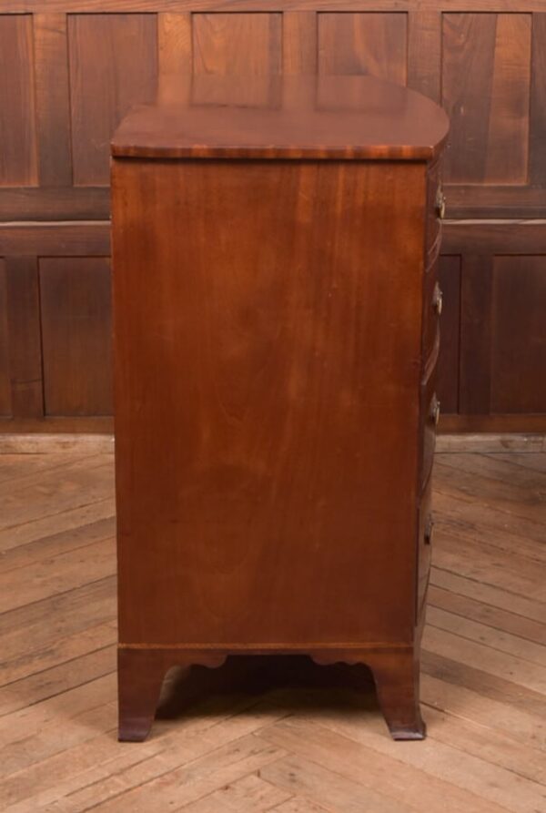Georgian Bow Front Chest Of Drawers SAI2680 - Image 15