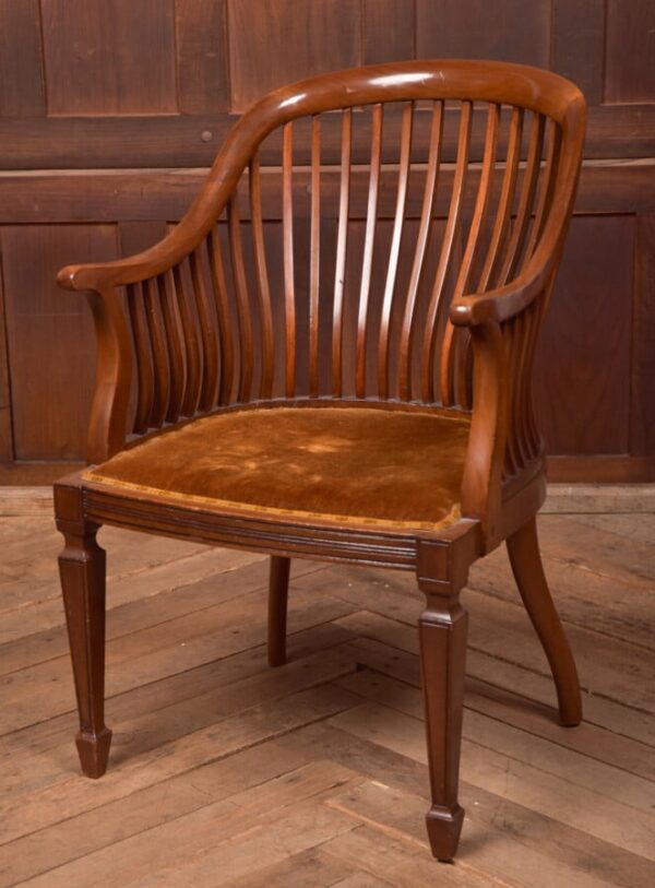 Edwardian Mahogany Elbow Chair SAI2683 Antique Chairs 4