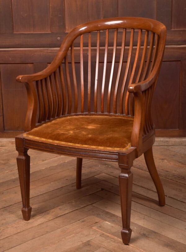 Edwardian Mahogany Elbow Chair SAI2683 - Image 2