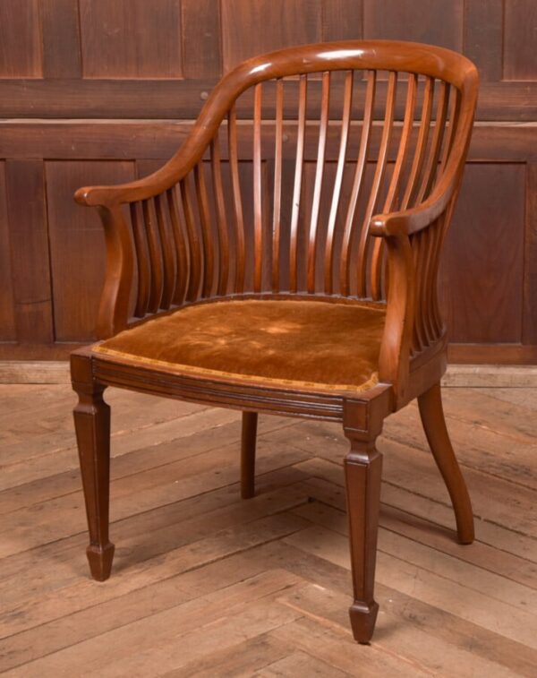 Edwardian Mahogany Elbow Chair SAI2683 Antique Chairs 5