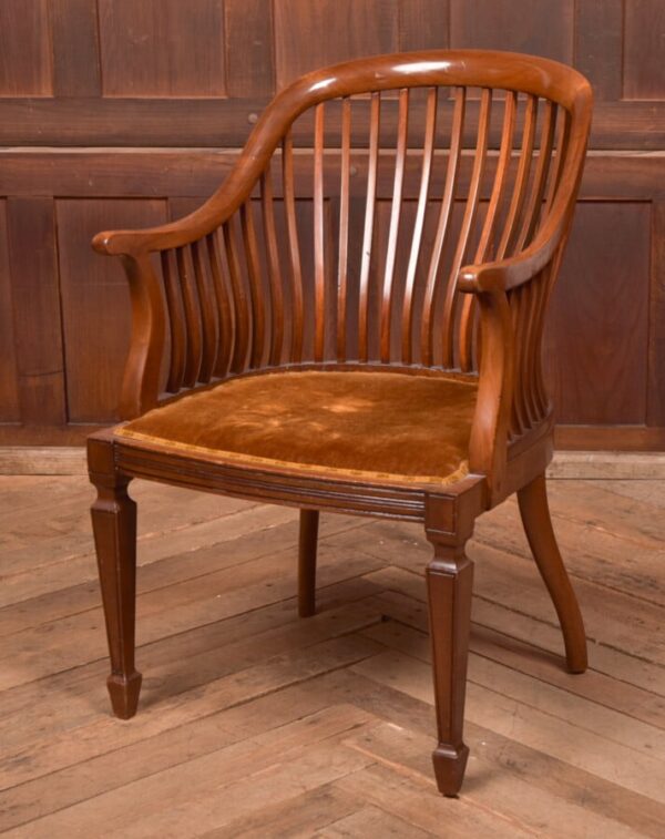 Edwardian Mahogany Elbow Chair SAI2683