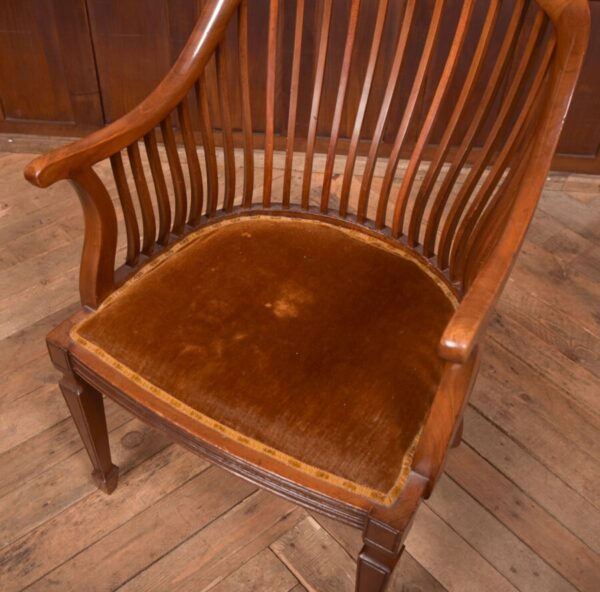 Edwardian Mahogany Elbow Chair SAI2683 Antique Chairs 6