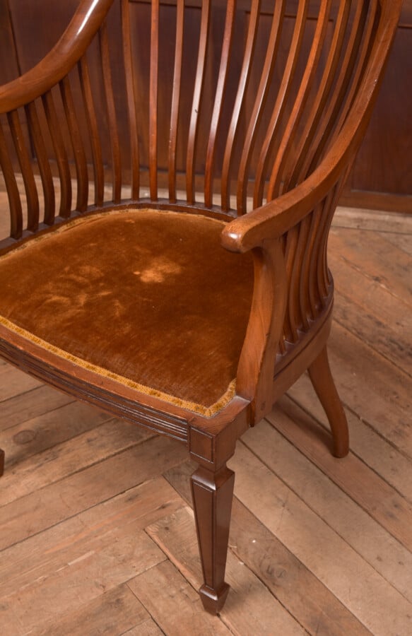 Edwardian Mahogany Elbow Chair SAI2683 Antique Chairs 8