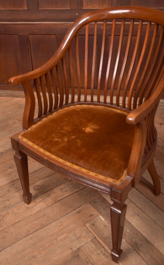 Edwardian Mahogany Elbow Chair SAI2683 Antique Chairs 9