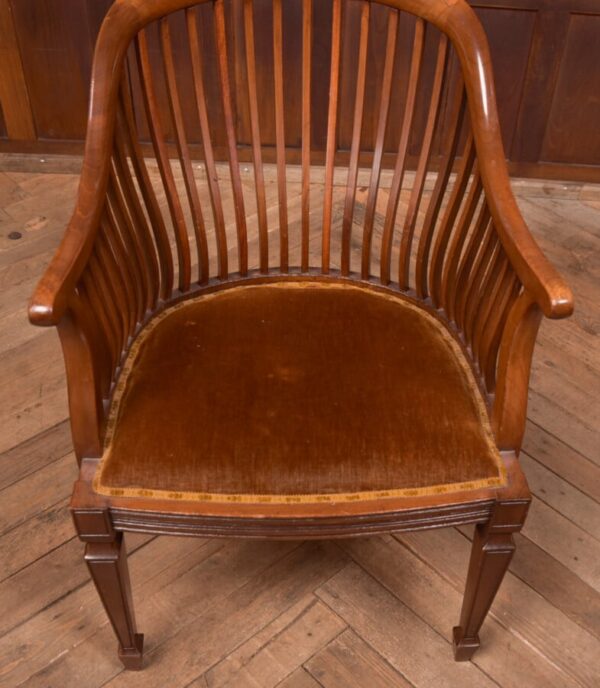 Edwardian Mahogany Elbow Chair SAI2683 Antique Chairs 15