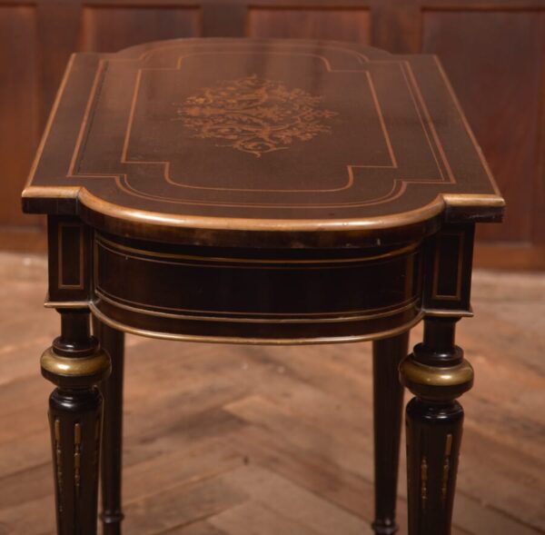 Victorian Ebony And Brass Work Table SAI2687 - Image 12
