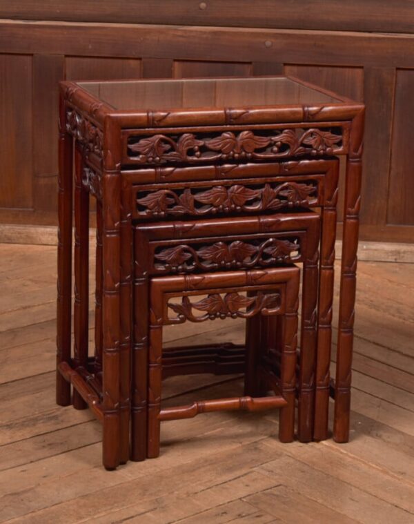 Chinese Rosewood Set of 4 Nest of Table SAI2684