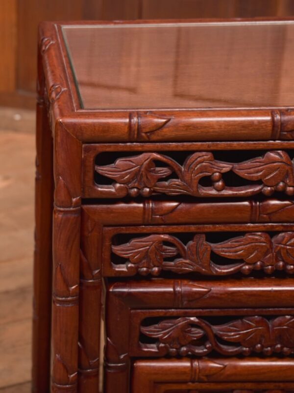 Chinese Rosewood Set of 4 Nest of Table SAI2684 - Image 3