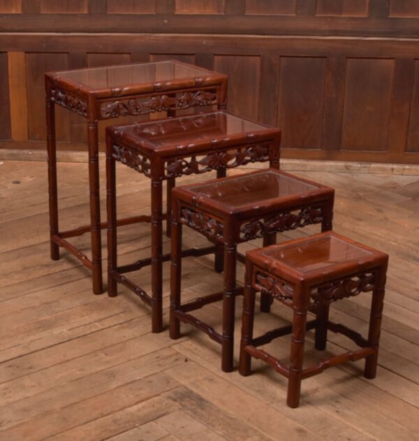 Chinese Rosewood Set of 4 Nest of Table SAI2684 - Image 14