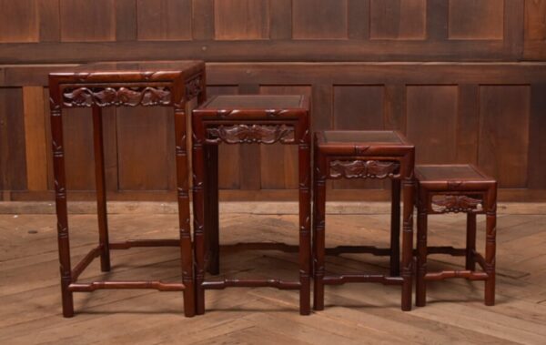 Chinese Rosewood Set of 4 Nest of Table SAI2684 - Image 12
