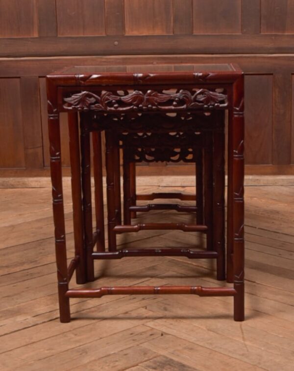 Chinese Rosewood Set of 4 Nest of Table SAI2684 - Image 11