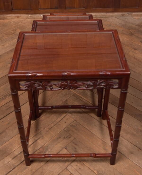 Chinese Rosewood Set of 4 Nest of Table SAI2684 - Image 10