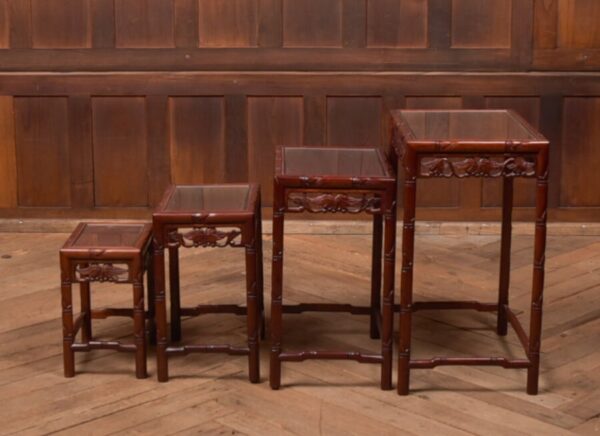 Chinese Rosewood Set of 4 Nest of Table SAI2684 - Image 9