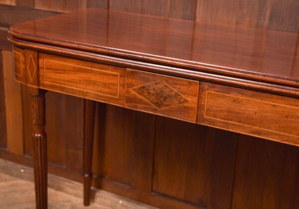 Regency Mahogany Fold Over Tea Table SAI2688 - Image 2
