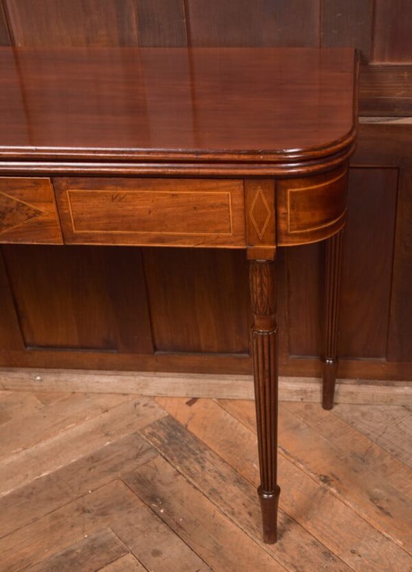 Regency Mahogany Fold Over Tea Table SAI2688 - Image 4