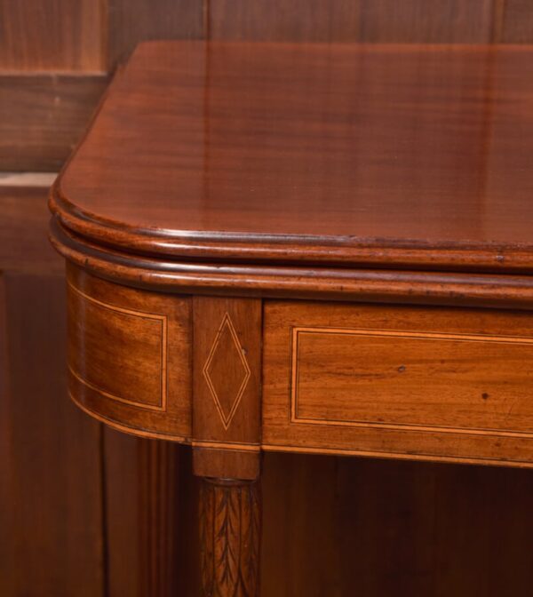 Regency Mahogany Fold Over Tea Table SAI2688 - Image 14