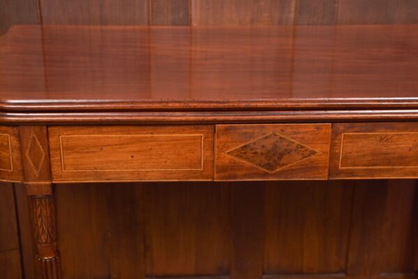 Regency Mahogany Fold Over Tea Table SAI2688 - Image 13
