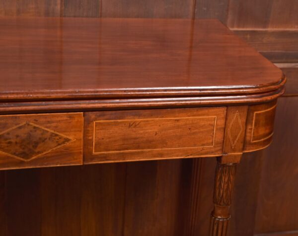 Regency Mahogany Fold Over Tea Table SAI2688 - Image 12