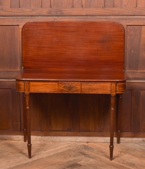 Regency Mahogany Fold Over Tea Table SAI2688 - Image 11