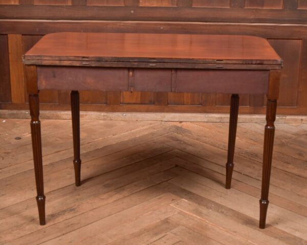 Regency Mahogany Fold Over Tea Table SAI2688 Antique Tables 10