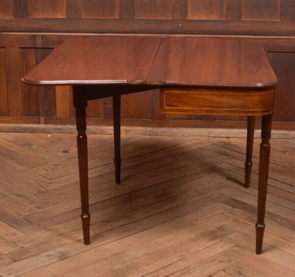 Regency Mahogany Fold Over Tea Table SAI2688 - Image 6