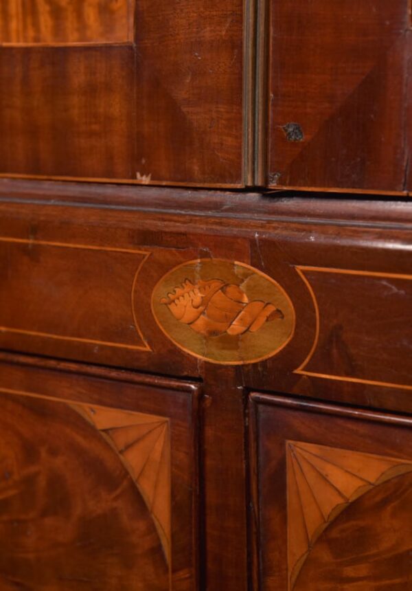 Georgian Mahogany Linen Press SAI2700 - Image 3