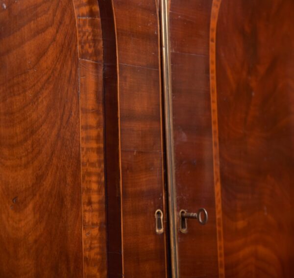 Georgian Mahogany Linen Press SAI2700 - Image 16