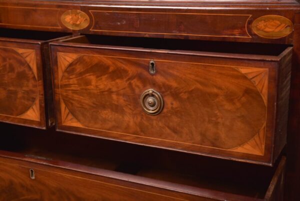 Georgian Mahogany Linen Press SAI2700 - Image 17