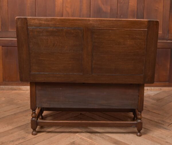 Edwardian Oak Monk's Bench / Hall Seat SAI2698 - Image 11