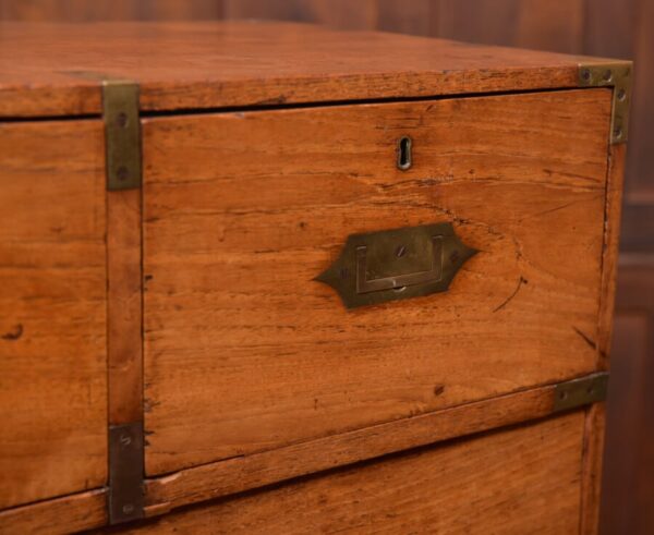 Camphor Wood Campaign Chest Of Drawers SAI2709 - Image 11