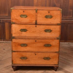Camphor Wood Campaign Chest Of Drawers SAI2709 Antique Draws