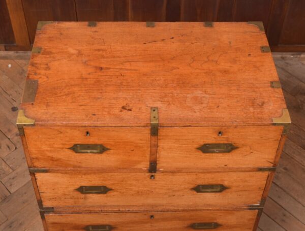 Camphor Wood Campaign Chest Of Drawers SAI2709 Antique Draws 11