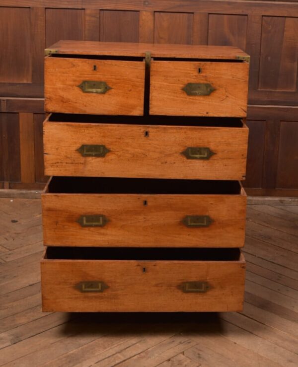 Camphor Wood Campaign Chest Of Drawers SAI2709 Antique Draws 7
