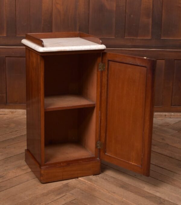 Victorian Mahogany Bedside Cabinet / Pot Cupboard SAI2707 - Image 5