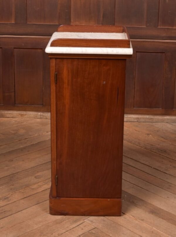 Victorian Mahogany Bedside Cabinet / Pot Cupboard SAI2707 - Image 7