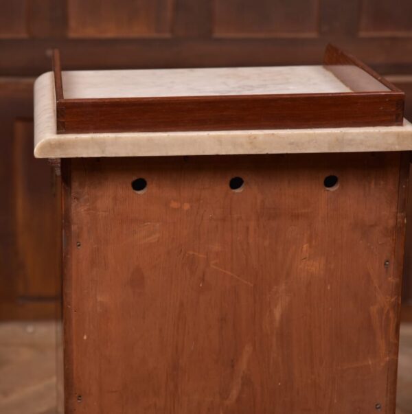 Victorian Mahogany Bedside Cabinet / Pot Cupboard SAI2707 - Image 9