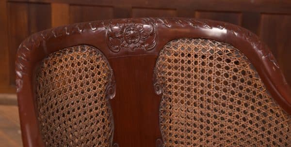 Victorian Mahogany Bergere Armchairs SAI2706 Antique Chairs 4