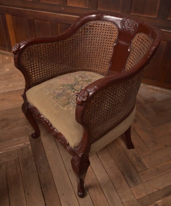 Victorian Mahogany Bergere Armchairs SAI2706 Antique Chairs 6