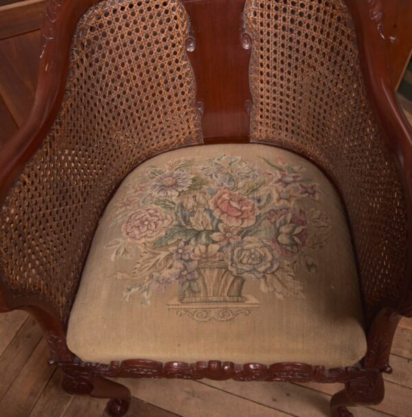 Victorian Mahogany Bergere Armchairs SAI2706 - Image 7
