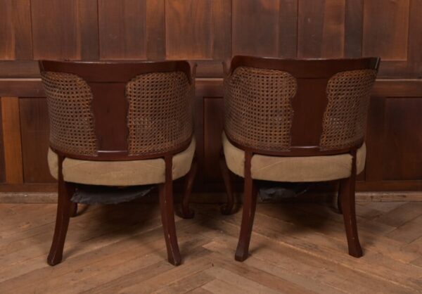 Victorian Mahogany Bergere Armchairs SAI2706 - Image 16