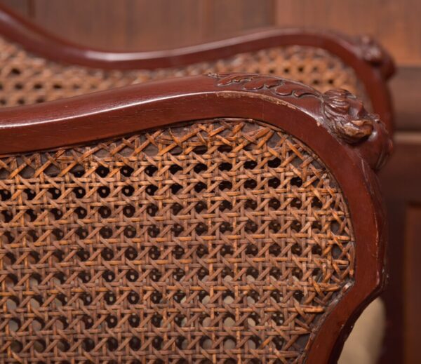 Victorian Mahogany Bergere Armchairs SAI2706 - Image 13